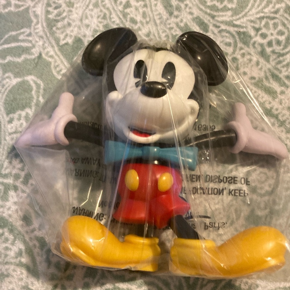 Disney Mickey Mouse Figure - Black, White, Red, Yellow, Blue, Pink